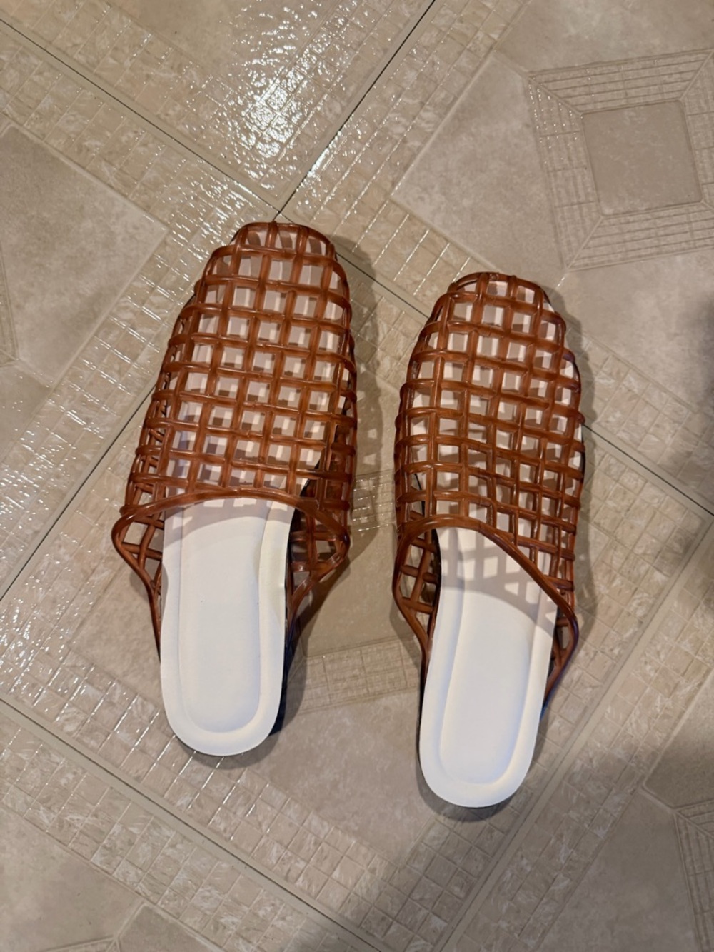 Jelly slip on sandals, SZ 11, BRAND NEW